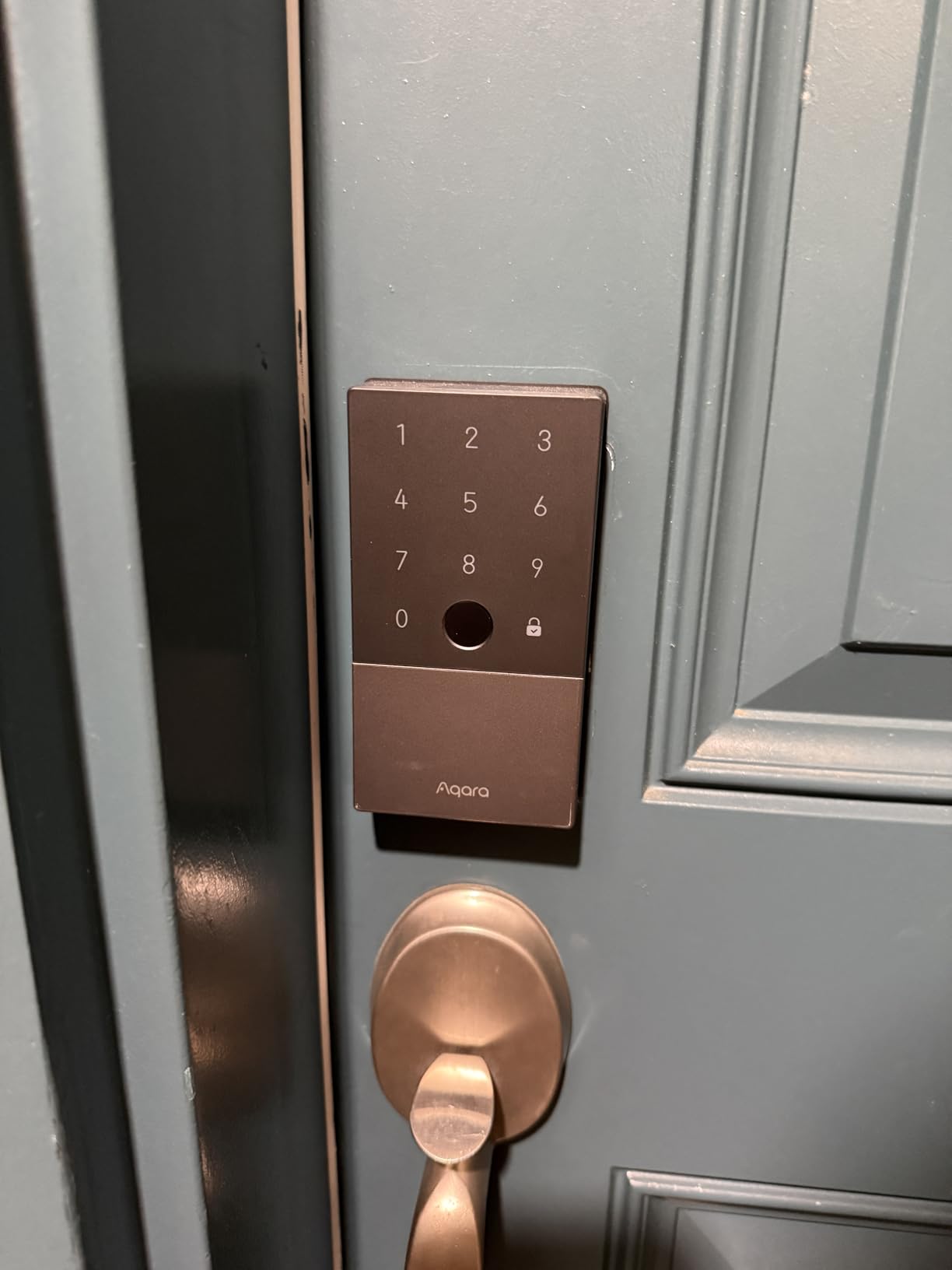 Smart Lock U100, Fingerprint Keyless Entry Door Lock with Apple Home Key, Touchscreen Keypad, Bluetooth Electronic Deadbolt, IP65 Weatherproof, Supports Apple HomeKit, Alexa, Google, IFTTT, Gray customer photo 2