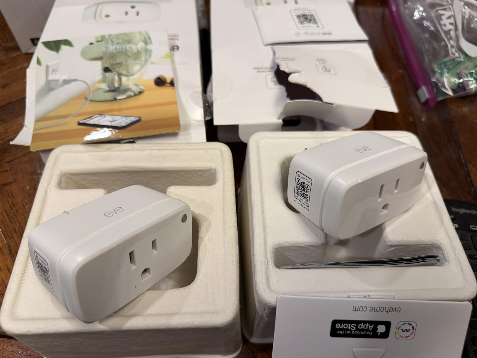 Eve Energy (Matter) 2 Pack - Smart Plug, App and Voice Control, 100% Privacy, Matter Over Thread, Works with Apple Home, Alexa, Google Home, SmartThings, Requires Thread Border Router customer photo 2