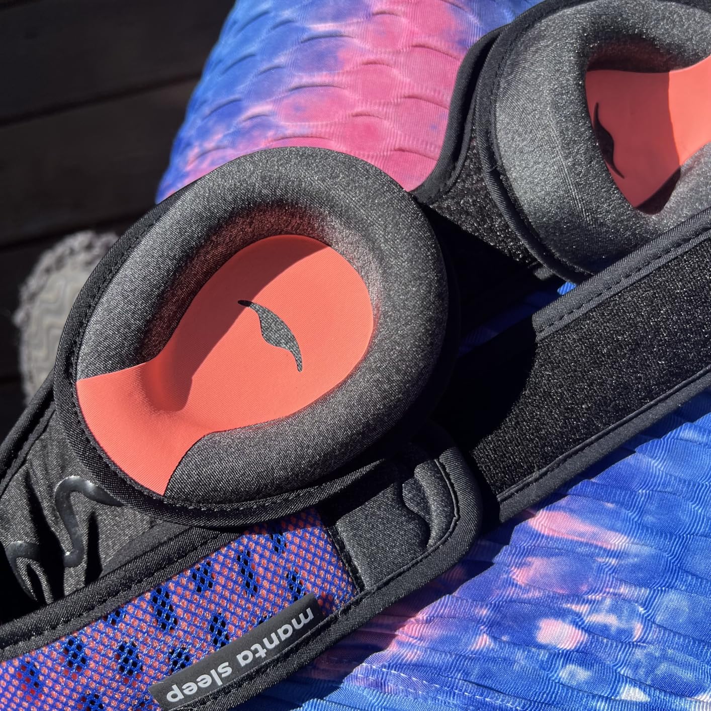 Manta Pro Sleep Mask - 100% Light Blocking Sleep Mask for Side Sleepers, Breathable and Comfortable, Spacious & Zero Pressure for Long Lashes, Perfect for Sleep/Travel/Nap/Shift Work customer photo 2