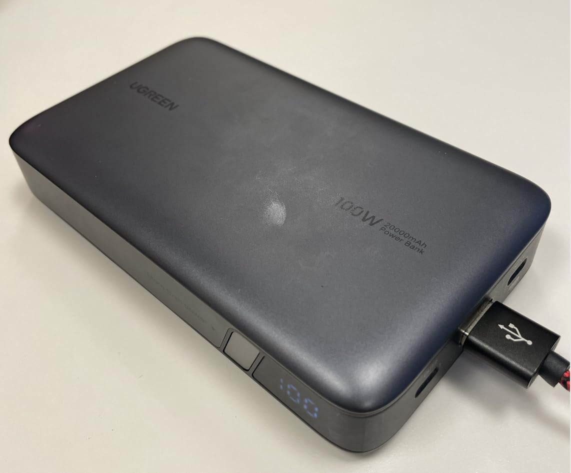 UGREEN 20000mAh 100W Power Bank, Nexode Portable Charger USB C 3-Port PD Fast Charging Battery Pack customer photo 1