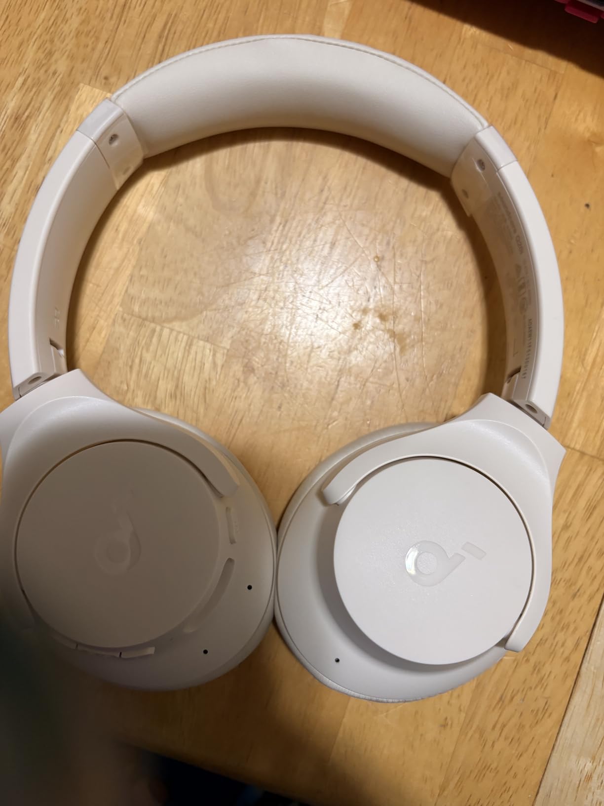 Soundcore by Anker Q20i Hybrid Active Noise Cancelling Headphones, Wireless Over-Ear Bluetooth, 40H Long ANC Playtime, Hi-Res Audio, Big Bass, Customize via an App, Transparency Mode (Black) customer photo 1