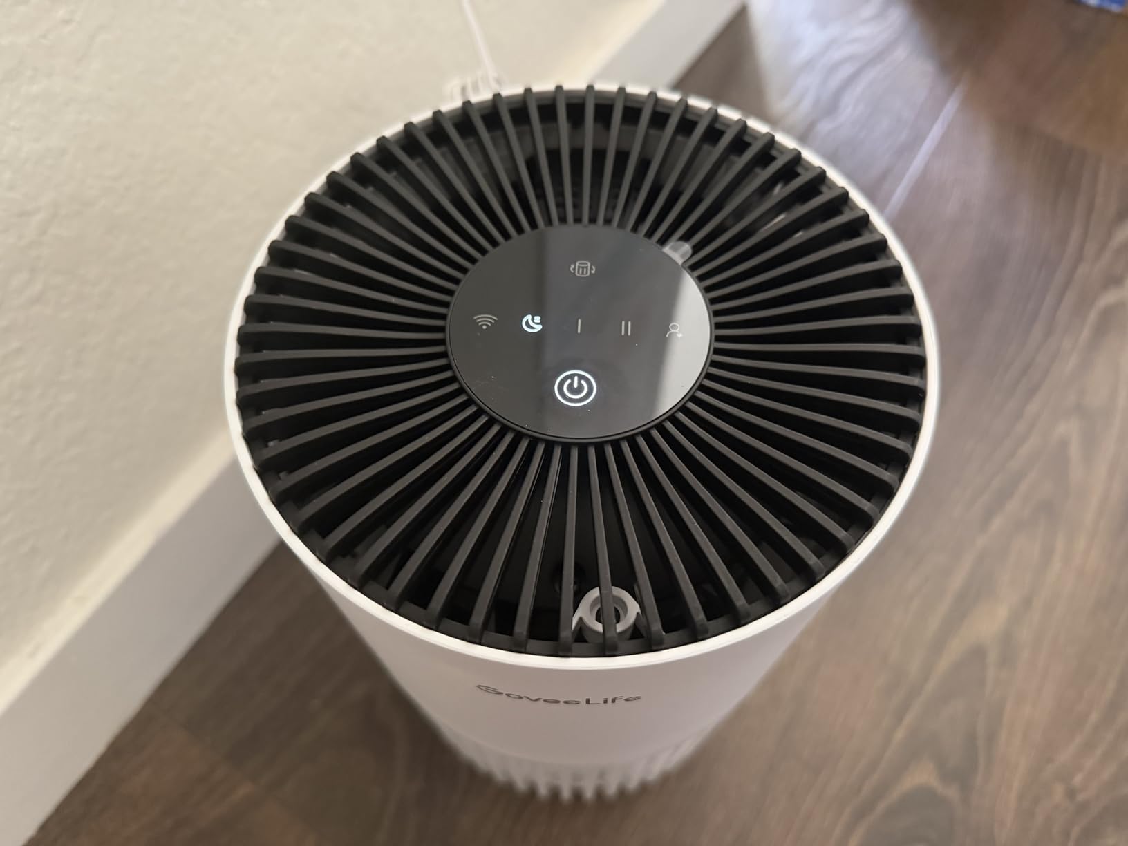 GoveeLife Mini Air Purifier for Bedroom, Smart Filter Air Purifier with App Alexa Control for Pet Hair, Odors, Pollen, HEPA Portable Air Cleaner with 3 Speeds, 2 Modes, Timer, Aroma for Home customer photo 2