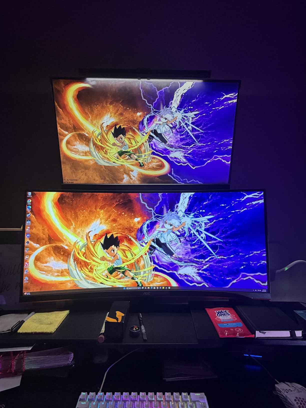 Quntis Monitor Light RGB Backlight, Eye-Care Computer Lights Bar Gaming Office Desk Lamp customer photo 1