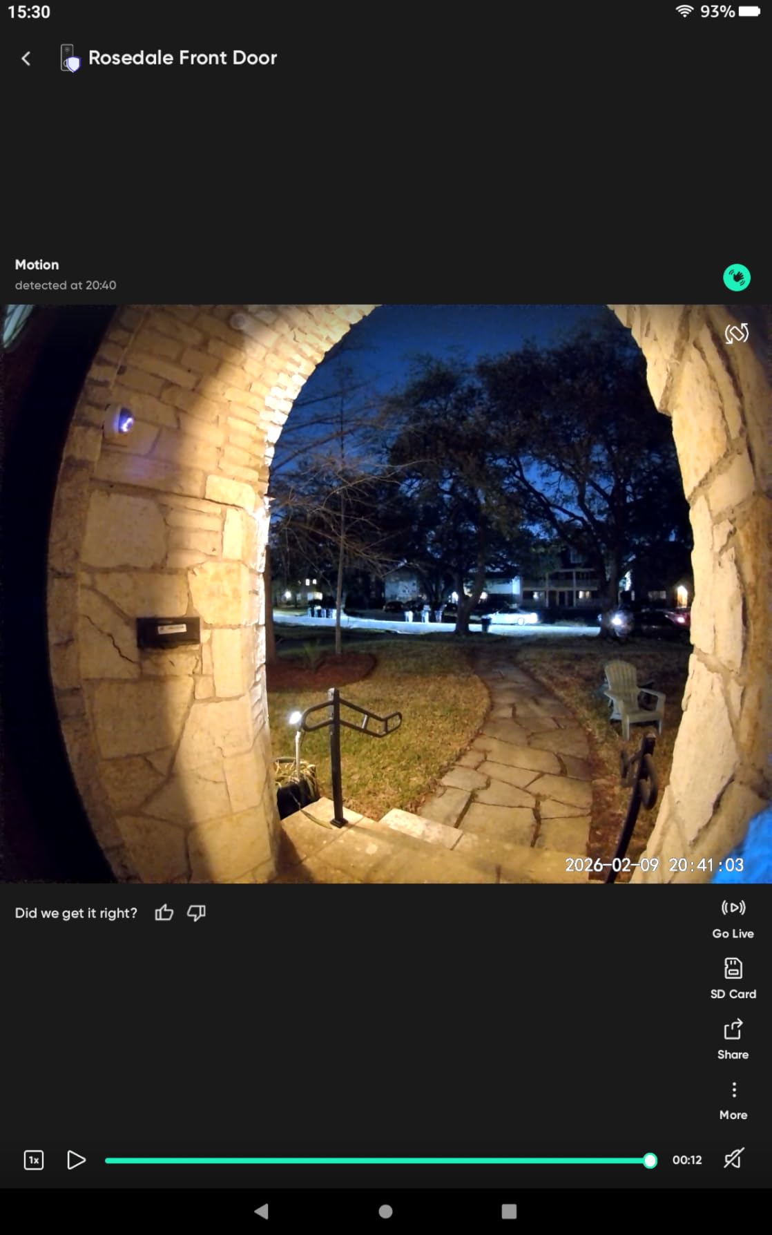 WYZE Wired Doorbell Camera v2 (existing doorbell Wiring Required), 2K Security Video Doorbell, Color Night Vision, 2-Way Audio, Package Monitor, Works with Alexa & Google Assistant customer photo 1