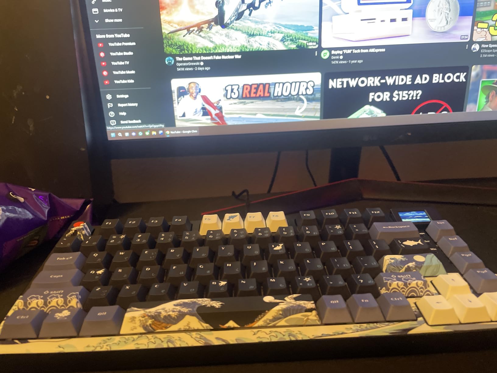 Womier SK80 75% Keyboard with Color Multimedia Display Mechanical Gaming Keyboard Creamy Sound, Wired Hot Swappable Gasket Mount RGB Custom Key Board, Pre-lubed Stabilizer for Mac/Win customer photo 2