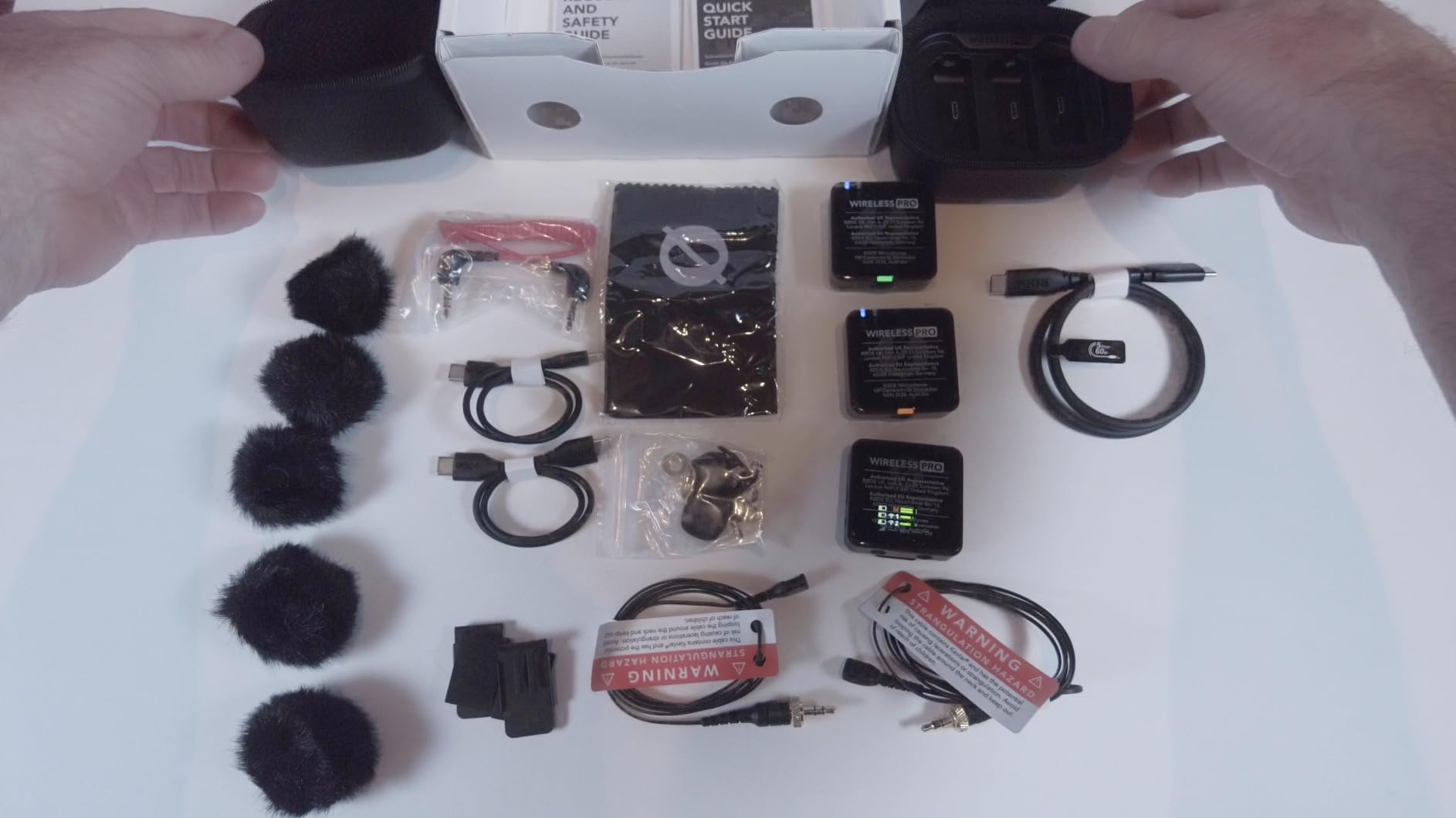 RØDE Wireless PRO Compact Wireless Microphone System with Timecode, 32-bit Float On-board Recording, 2 Lavalier Microphones and Smart Charge Case for Filmmaking and Content Creation customer photo 2