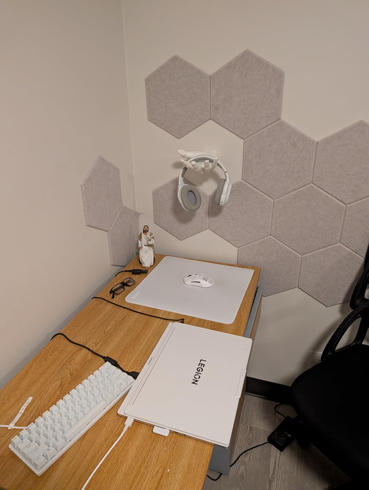 18 Pack Hexagon Acoustic Panels, TONOR 12