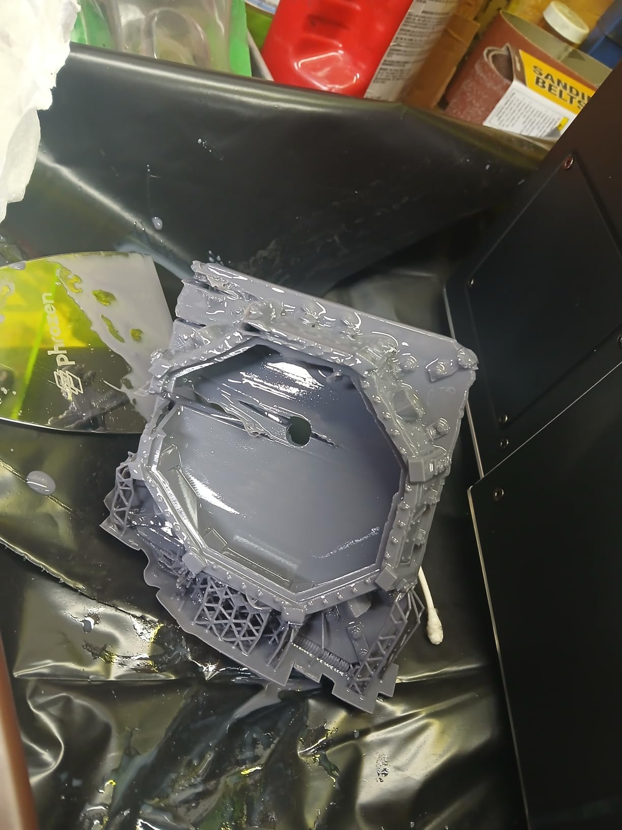 Sonic Mega 8K S LCD/MSLA Resin 3D Printer, 43 µm High Resolution, 15 inch Mono LCD Screen, Fast Production Accurate Details, Large Printing Size L12.99xW7.28xH11.81 Printing Volume customer photo 1