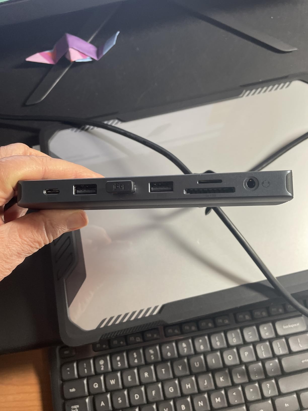 Laptop Docking Station 3 Monitors, 14 in 1 USB C Hub, Triple Display USB C Docking Station with Dual 4K HDMI, 1080p VGA, 80W PD, USB-A/C Data Ports for Dell XPS and More (Charger not Included) customer photo 3