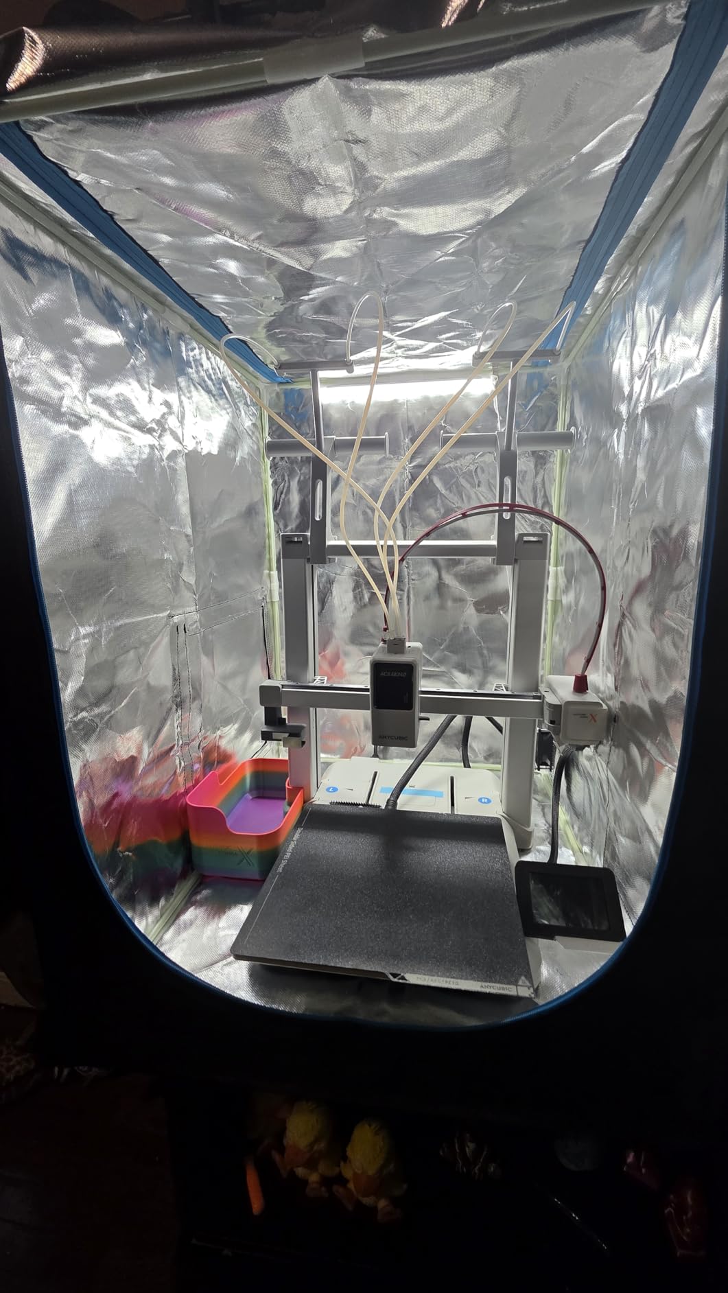 3D Printer Enclosure with Ventilation Kit, LED Light,Thermo-Hygrometer, Premium Fireproof Dustproof Tent Constant Temperature Protective Cover for Creality Ender 3 V3 SE/KE/Ender 3/3 Pro/3V2/3S1/Neo customer photo 1
