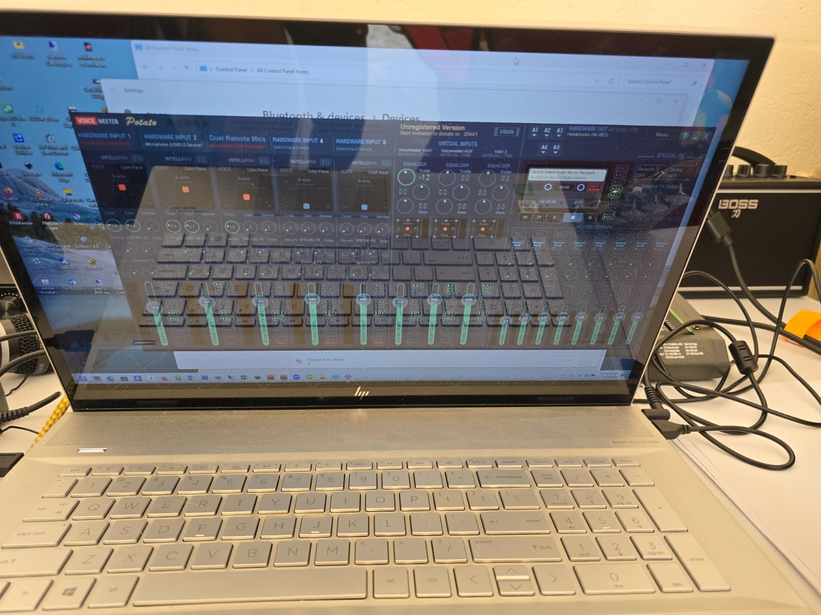 Depusheng MX6 6 Channel Sound Mixer Audio Mixing Console 48V 256DSP Professional USB PC Play Record Podcast Live Broadcast (US MX6) customer photo 1