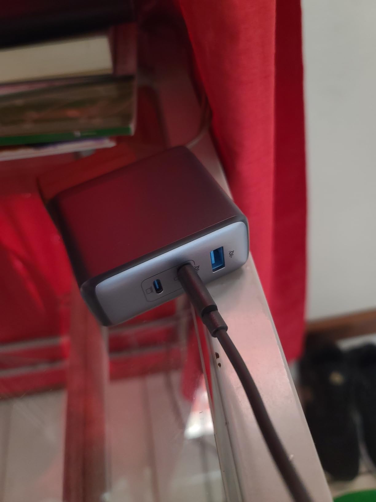 Anker Nano 100W USB-C Charger, 3-Port Fast Compact GaN Charger for MacBook Pro/Air, Pixelbook, ThinkPad, Dell XPS, iPad Pro, iPhone 16 Series, Galaxy S23, and More customer photo 1