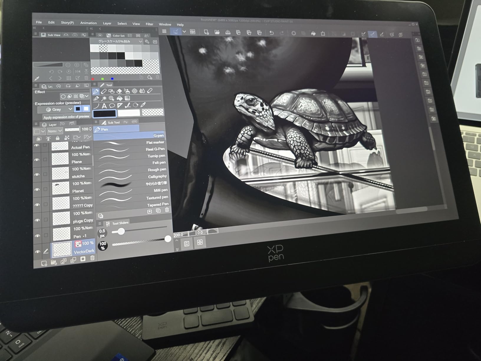 Artist 22 Plus 130% sRGB Drawing Tablet with Screen, 16.7 Million Colors Art Tablet with 16384 Pressure Stylus, Full Laminated, Anti-Glare Display (22 inch) customer photo 1