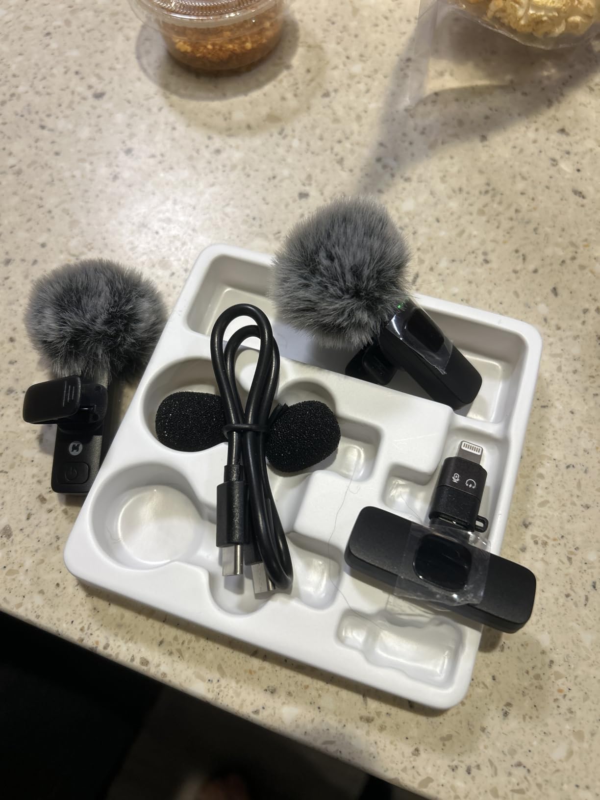 Mini Mic Pro (Latest Model) - Wireless Mini Microphone for iPhone, iPad, Android - 2 Pack Lavalier Microphone for Video Recording - iPhone Mic Crystal Clear Recording with USB-C for Content Creators customer photo 1