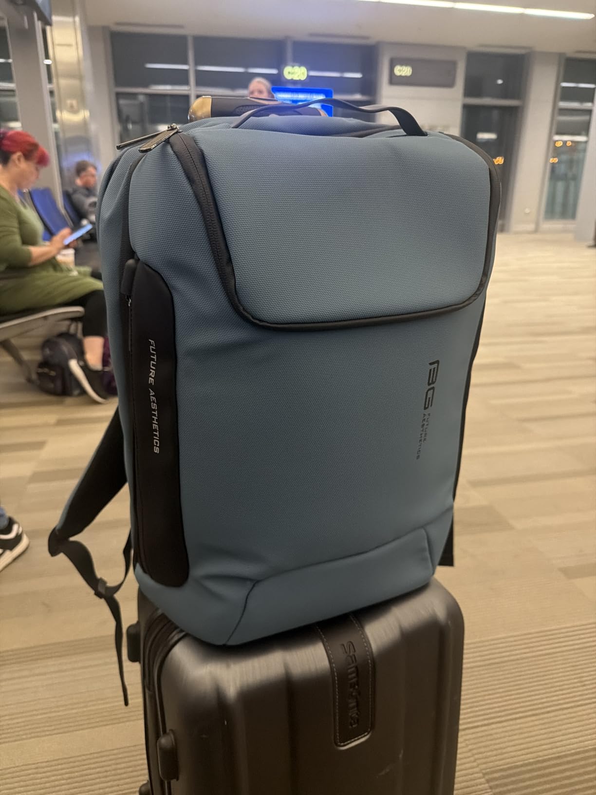 BANGE Anti-Theft Backpack, Tech Backpacks, 17 Inch Laptop Backpack with USB3.0 Charging Port, Mens Travel Backpack for Men and Women customer photo 1