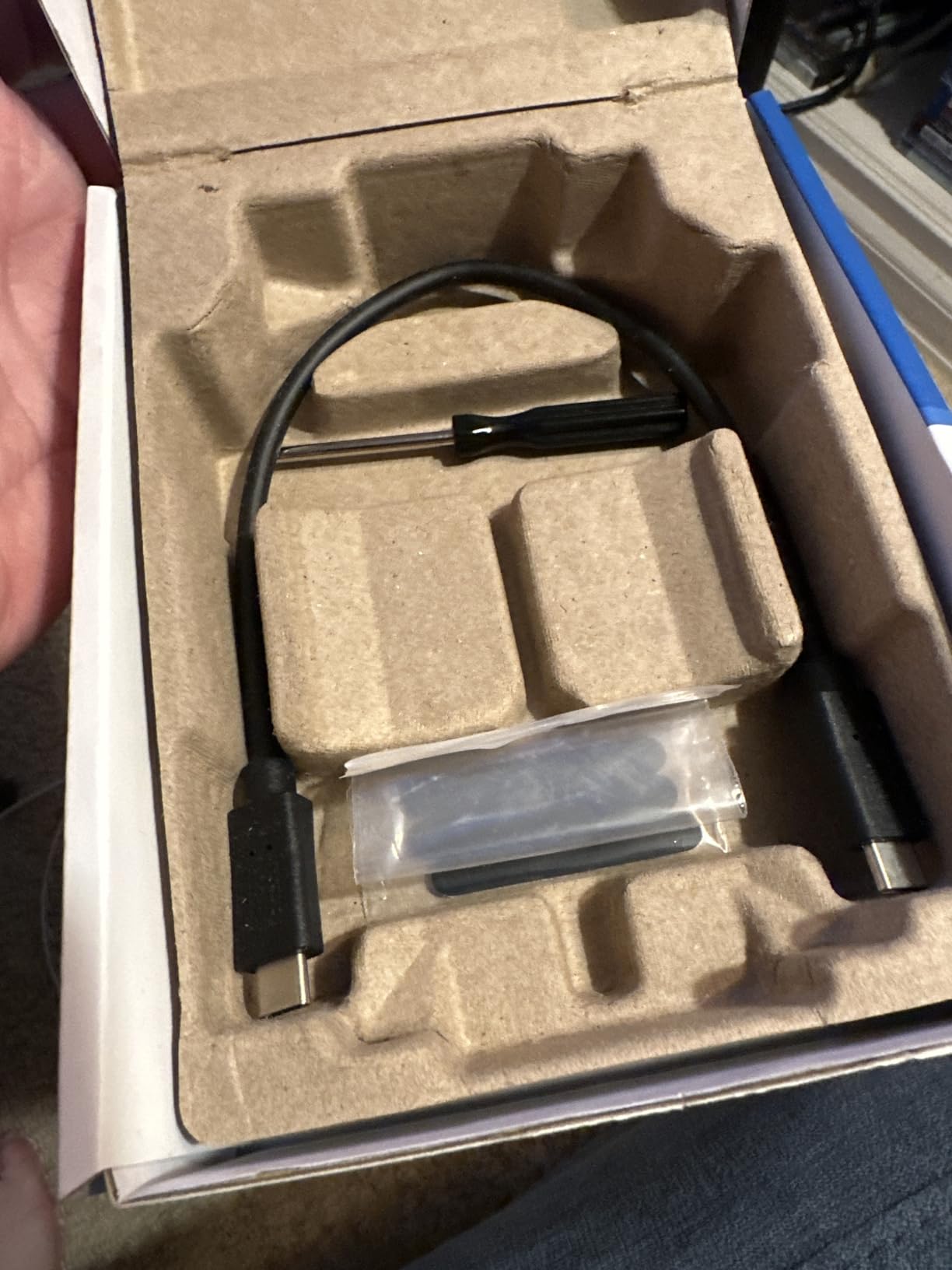 OWC Express 1M2 40Gb/s Portable NVMe SSD USB4 (Thunderbolt Compatible/USB-C) Ultra Fast External SSD Drive with Aluminum Heat Sink Enclosure customer photo 1