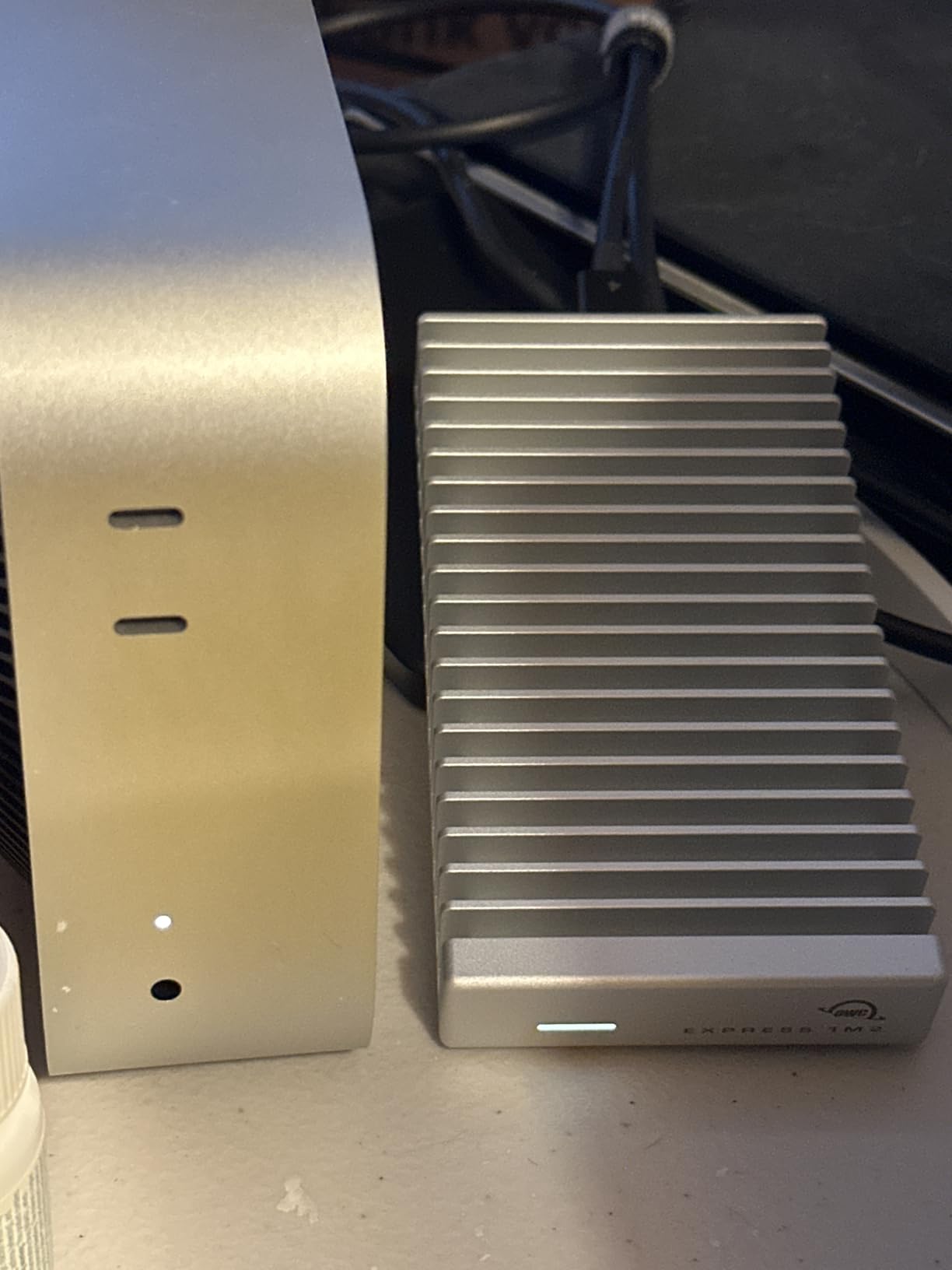 OWC Express 1M2 40Gb/s Portable NVMe SSD USB4 (Thunderbolt Compatible/USB-C) Ultra Fast External SSD Drive with Aluminum Heat Sink Enclosure customer photo 2