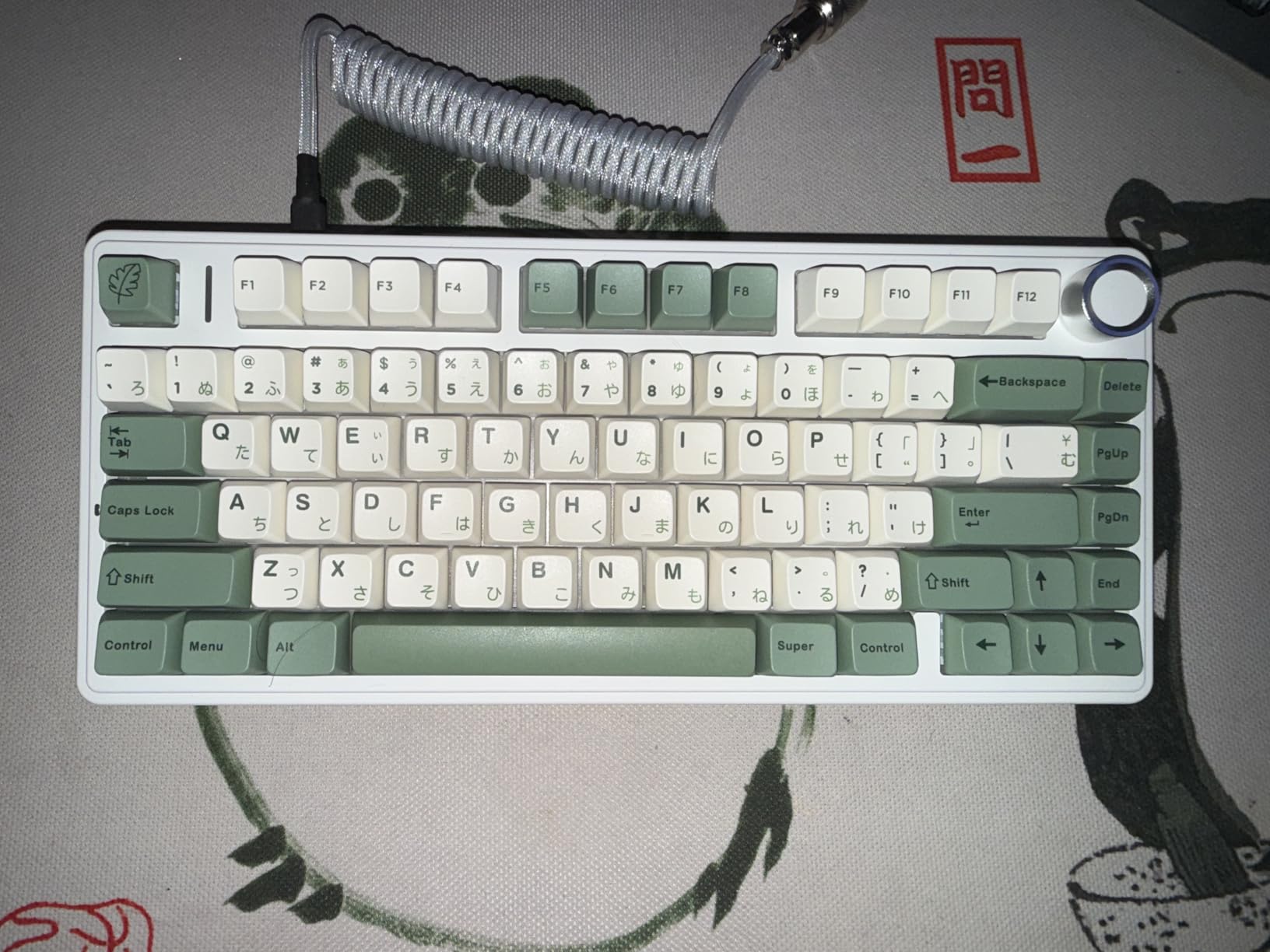 AULA F75 75% Wireless Mechanical Keyboard, Hot Swappable Creamy Keyboard, Pre-lubed Reaper Switches, 2.4GHz/Type-C/BT5.0, RGB Backlit Gaming Keyboards(White & Blue) customer photo 2