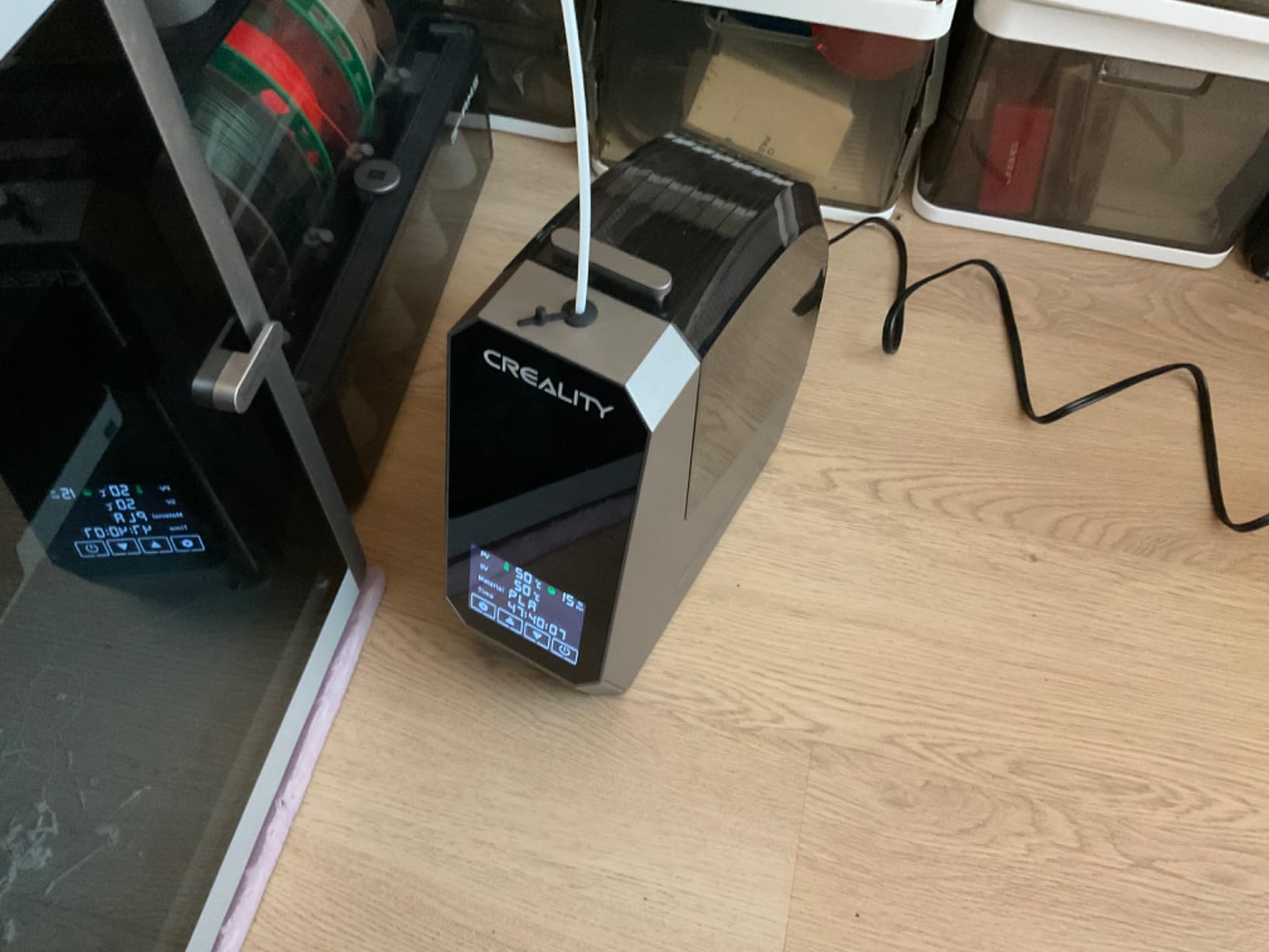 2026 New Creality Space PI Filament Dryer-Christmas Gifts, 3D Printer Filament Dryer Box with 360° Heating, Upgraded Filament Dehydrator Storage Box Support Nylon ABS PETG PLA TPU 1.75/2.85mm customer photo 2