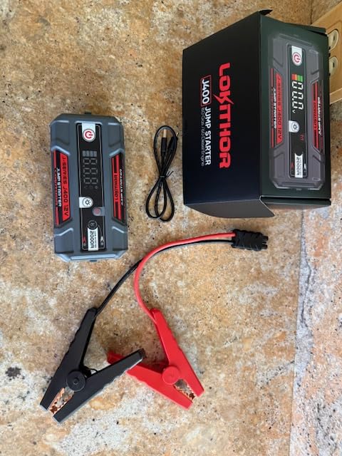 LOKITHOR J400 2000A Portable Jump Starter, 12V Lithium Battery Booster with Smart Digital Display customer photo 2