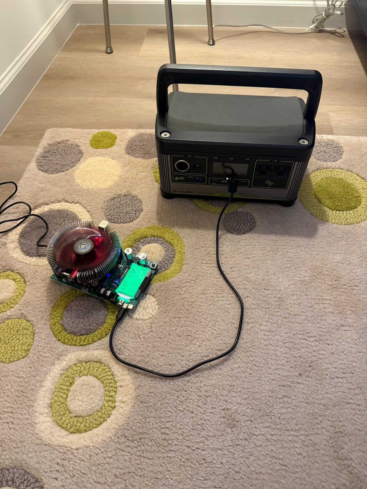 Goal Zero Yeti 500 Portable Power Station, 499 Watt Hour LiFePO4 Battery, Water Resistant & Dustproof Solar Generator for Outdoors, Camping, Tailgating, & Home, Clean Renewable Off-Grid Power customer photo 1