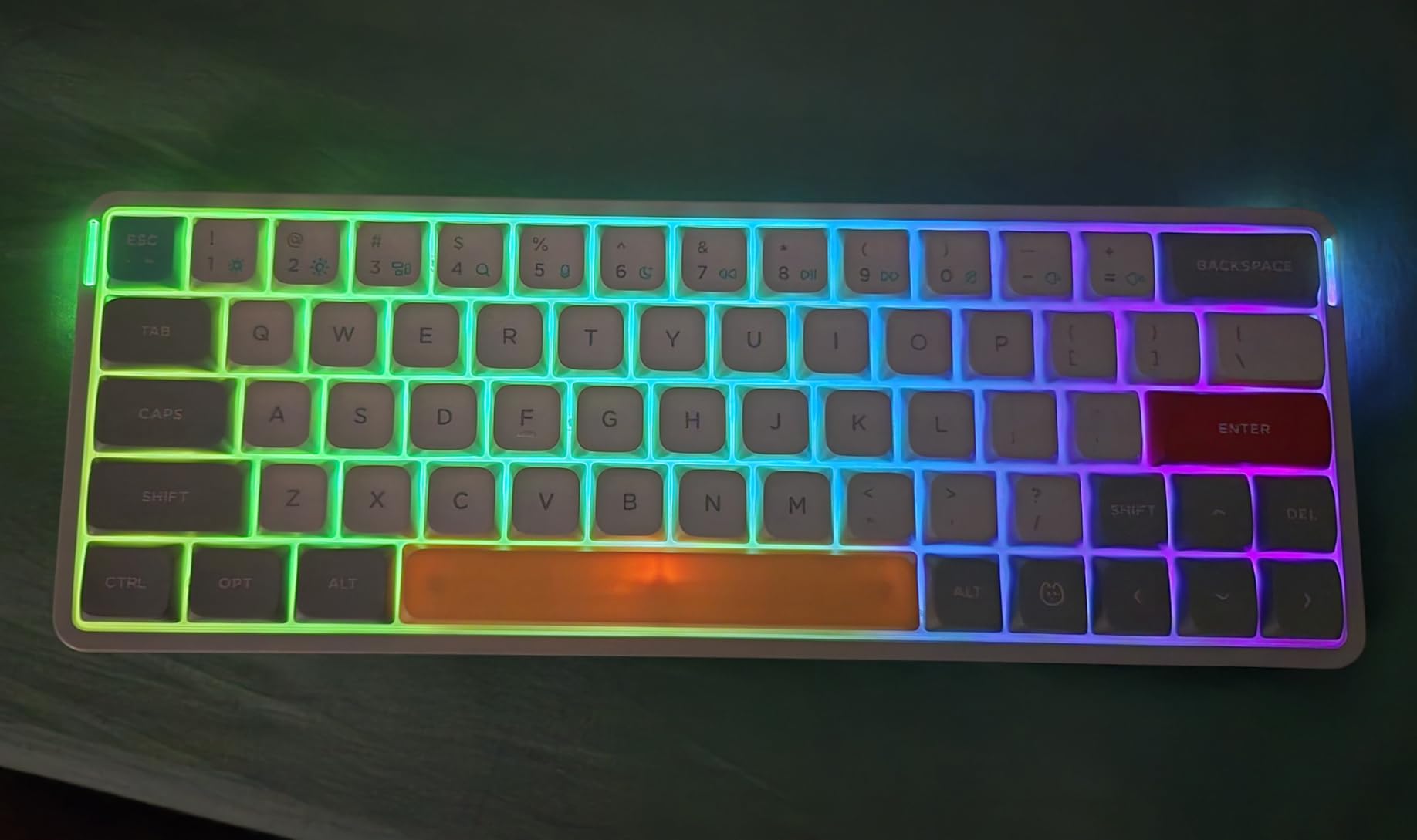 nuphy Air60 V2 Portable Wireless Keyboard 60% Low Profile Mechanical Keyboard Support QMK/VIA Compatible with Windows/mac OS/Linux Supports Bluetooth 5.1/2.4GHz/USB-C Black - Gateron Brown Switch customer photo 1