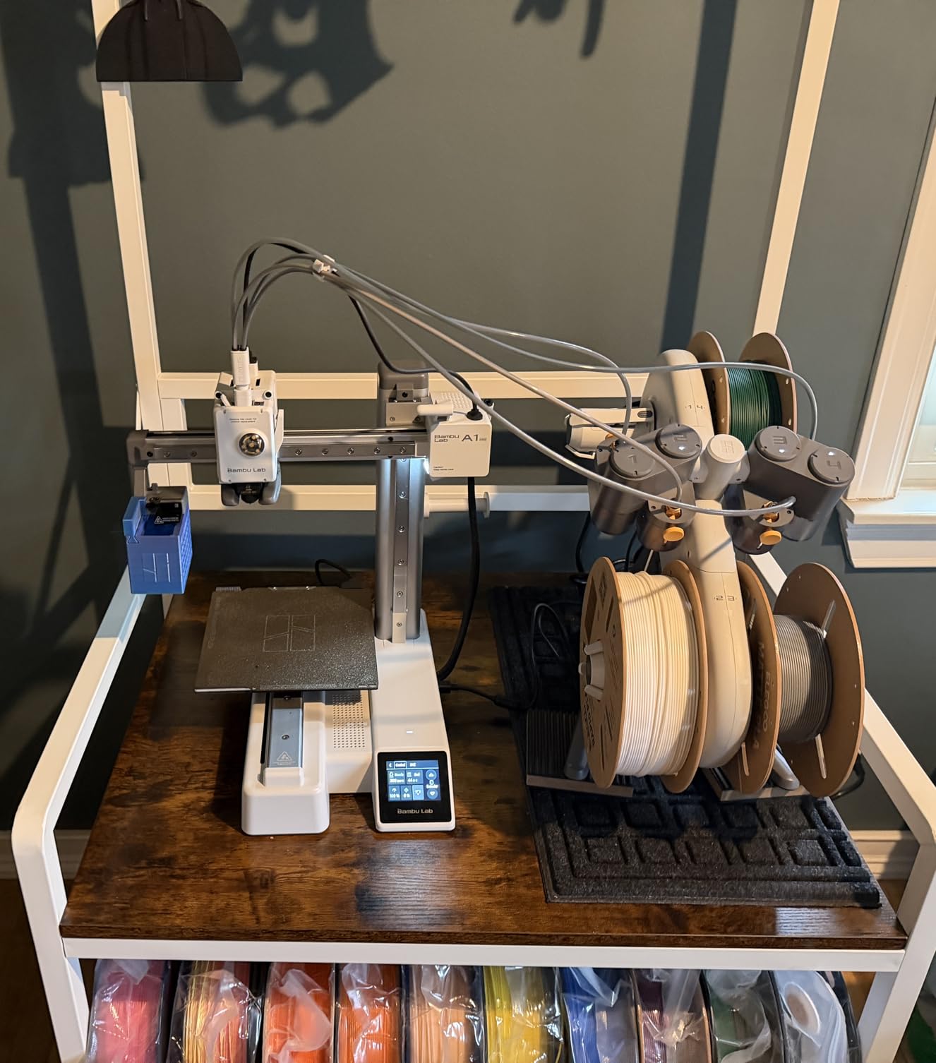 Bambu Lab A1 Mini Combo, A1 Mini 3D Printer and AMS lite, Support Multi-Color 3D Printing, High Speed & Precision, Full-Auto Calibration & Active Flow Rate Compensation, ≤48 dB Quiet FDM 3D Printers customer photo 1