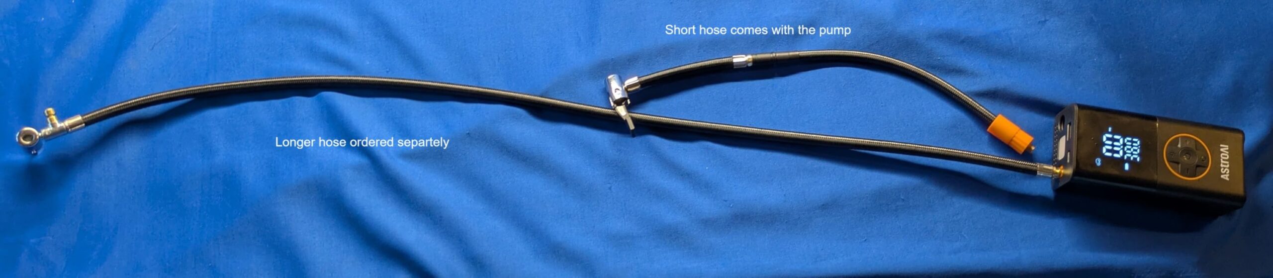 AstroAI L7 Tire Inflator Portable Air Compressor Cordless Mini Bike Pump with Digital Dual Values Display, 150 PSI Car Tires Air Pump with LED Lights&Pressure Gauge for Auto, Motorcycles, Bikes, Balls customer photo 1