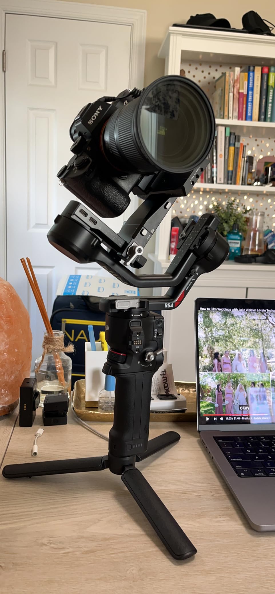 DJI RS 4, 3-Axis Gimbal Stabilizer for DSLR and Mirrorless Cameras Canon/Sony/Panasonic/Nikon/Fujifilm, 2nd-Gen Native Vertical Shooting, 2-Mode Switch Joystick, Teflon Axis Arms, Camera Gimbal customer photo 2