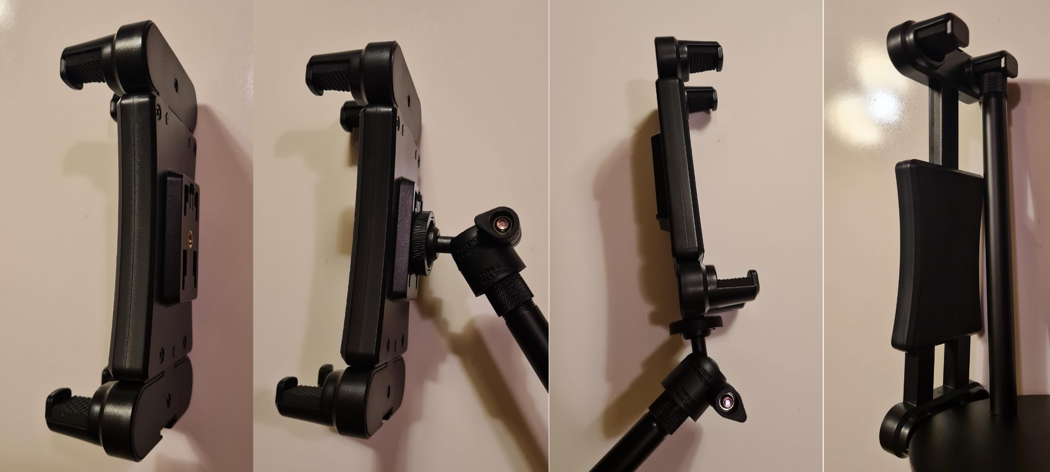 Cenawin Tablet Tripod Mount Adapter with Ball Head, Holder for 4.7-12.9 Inch Tablets, Compatible with iPad Pro, Air, Mini, Selfie Stick, Monopod customer photo 2