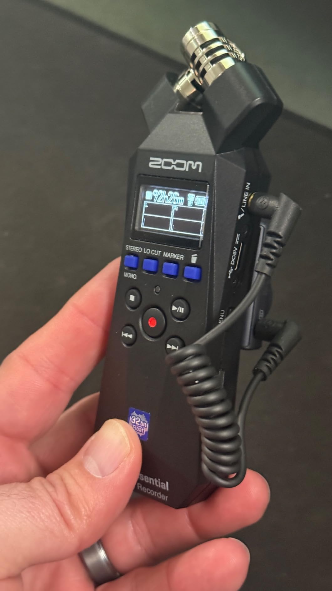 Zoom H1 Essential Handheld Recorder for Musicians, Podcasters & Filmmakers with Stereo Microphones, 32-Bit Float, USB Microphone Mode customer photo 2