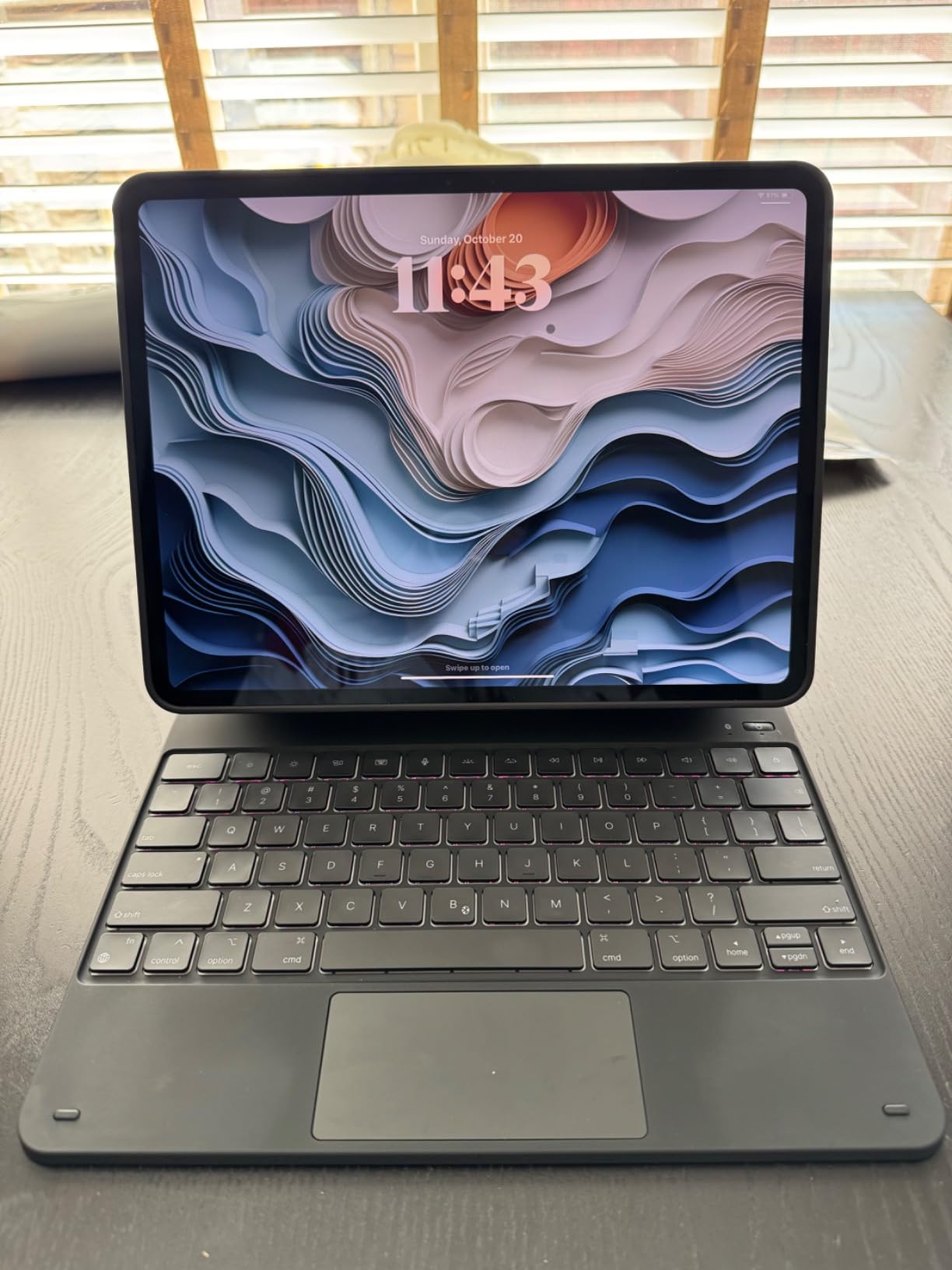 ESR [Upgraded] iPad Pro 13 Inch Case with Keyboard (M5/M4, 2025/2024), iPad Pro 13 Keyboard Case with Magnetic Stand, Portrait/Raised Modes for iPad Pro 13, Removable, Rebound 360 Series, Black customer photo 2