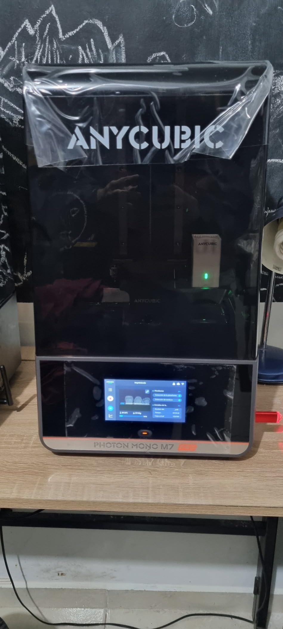 ANYCUBIC Photon Mono M7 PRO 14K Resin 3D Printer, 170mm/h Fast Printing, 10.1'' Mono LCD with COB LighTurbo 3.0 Source, Dynamic Heating Function, Build Volume 8.77''x4.96''x9.05'' customer photo 2