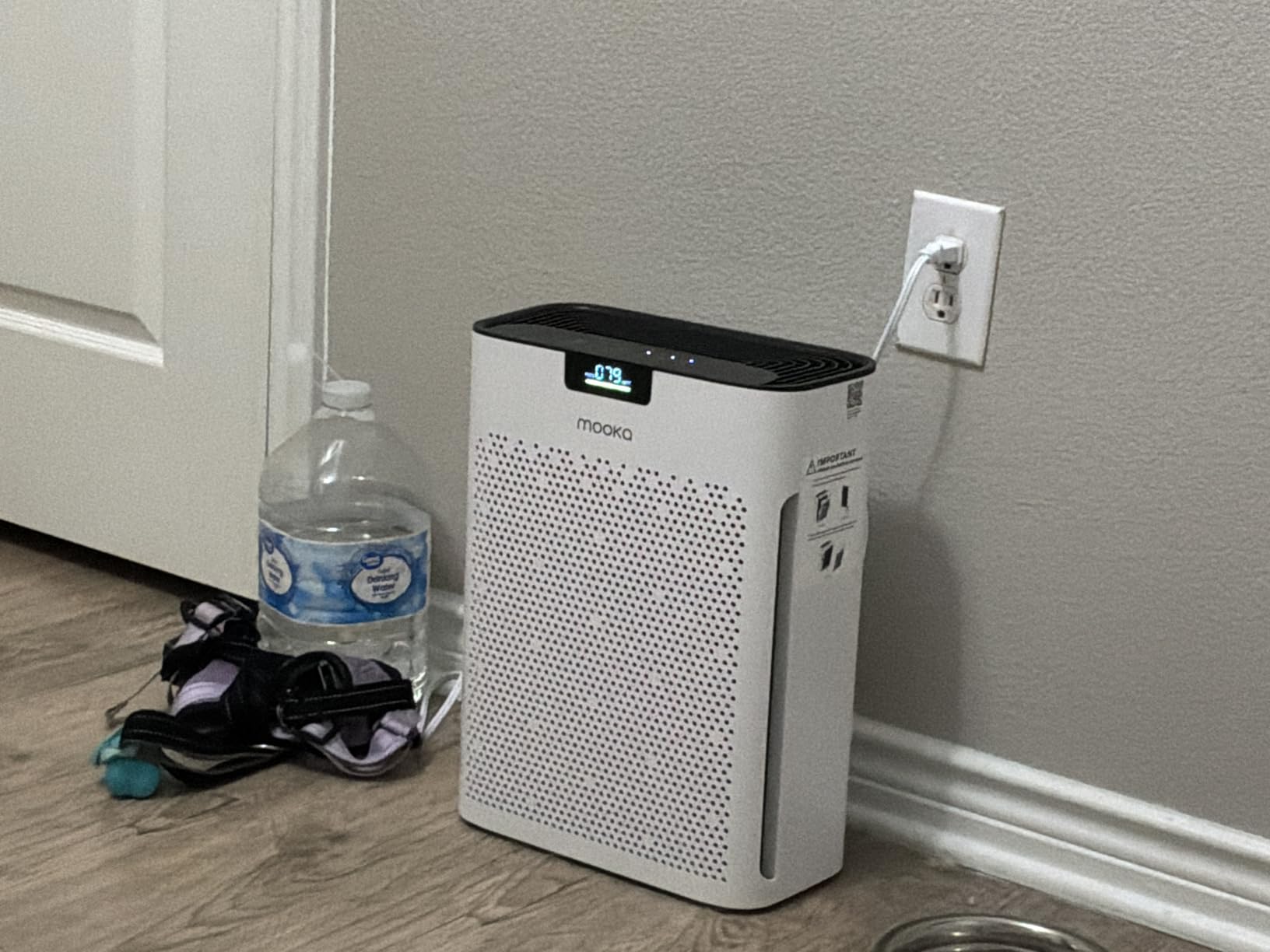 Air Purifiers for Home Large Room 2200 Ft with Washable Filters, MOOKA H13 HEPA Air Purifier for Home Pets Bedroom with Fragrance, Air Cleaner for Smoke Dust Pollen Pets Hair Odor, KJ190 White customer photo 1