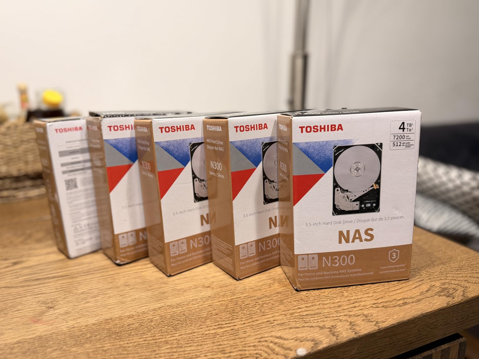 Toshiba N300 PRO 6TB Large-Sized Business NAS (up to 24 Bays) 3.5-Inch Internal Hard Drive - Up to 300 TB/Year Workload Rate CMR SATA 6 GB/s 7200 RPM 512 MB Cache customer photo 1