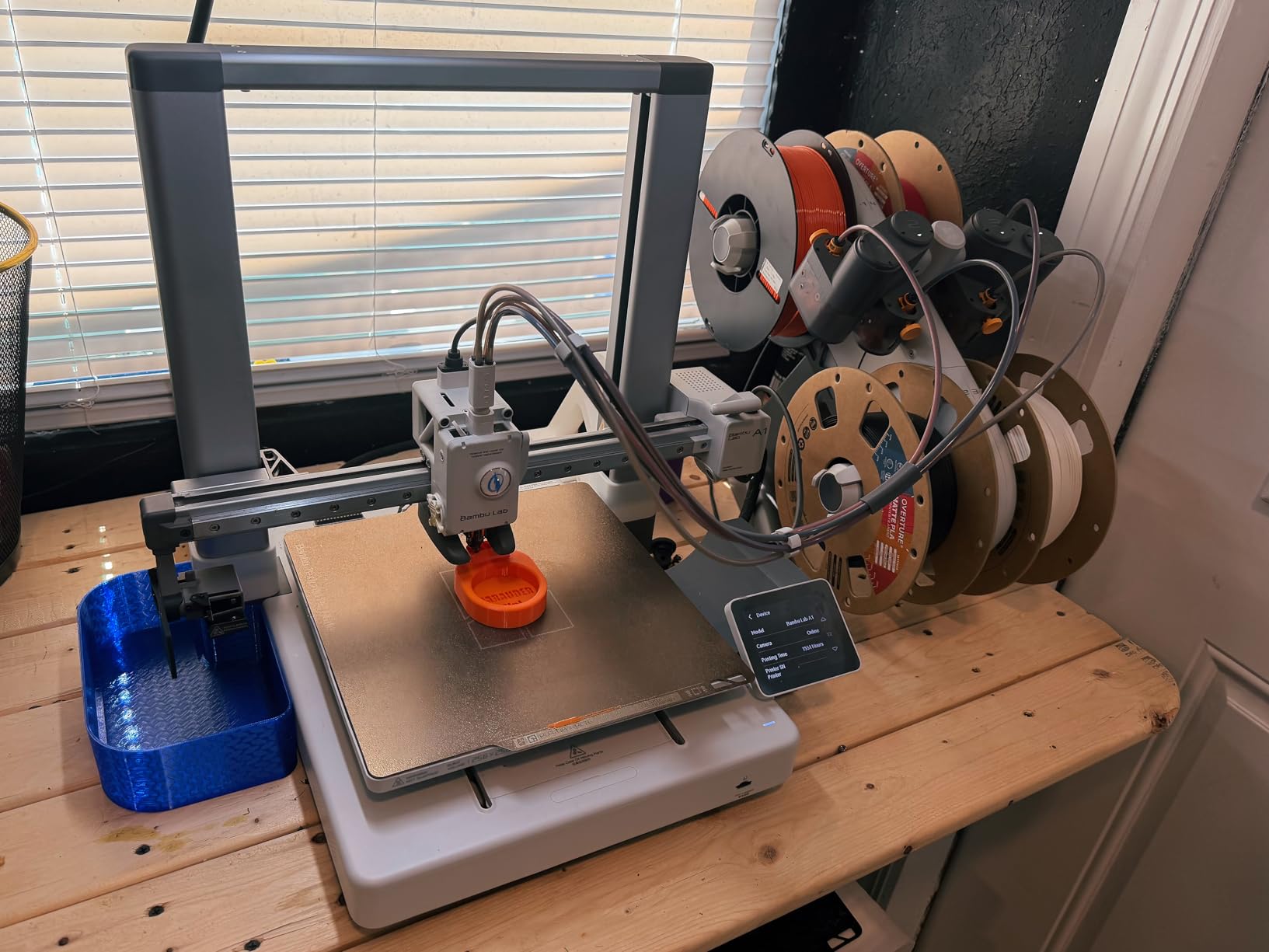 Bambu Lab A1 3D Printer, Support Multi-Color 3D Printing, High Speed & Precision, Full-Auto Calibration & Active Flow Rate Compensation, ≤48 dB Quiet FDM 3D Printers 256 * 256 * 256mm³ Build Volume customer photo 1