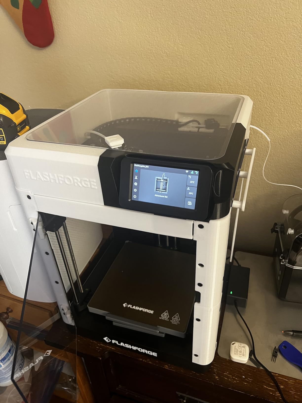 FLASHFORGE Adventurer 5M 3D Printer Enclosure kit, DIY Design, Reduce Noise, Increase Safety and Odor Isolation, Supports Printing High Temperature Filaments, Like ASA and PC customer photo 1