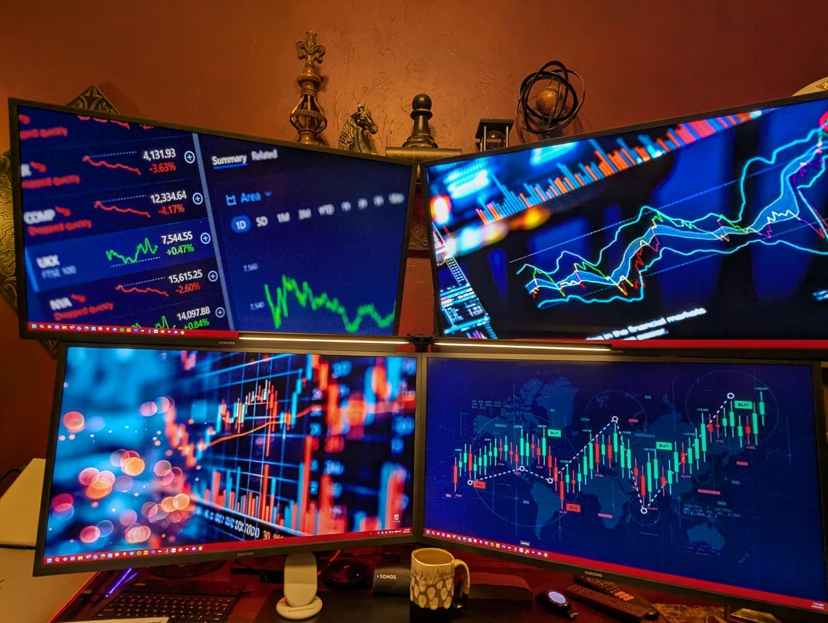 ARES WING Wall Mount Monitor Arm for 17-49 Inch Ultrawide Screens, Heavy Duty Single Monitor Mount Holds 44 lbs, Fully Adjustable Gas Spring Wall Mount, 75x75/100x100 VESA Mount, Black customer photo 1