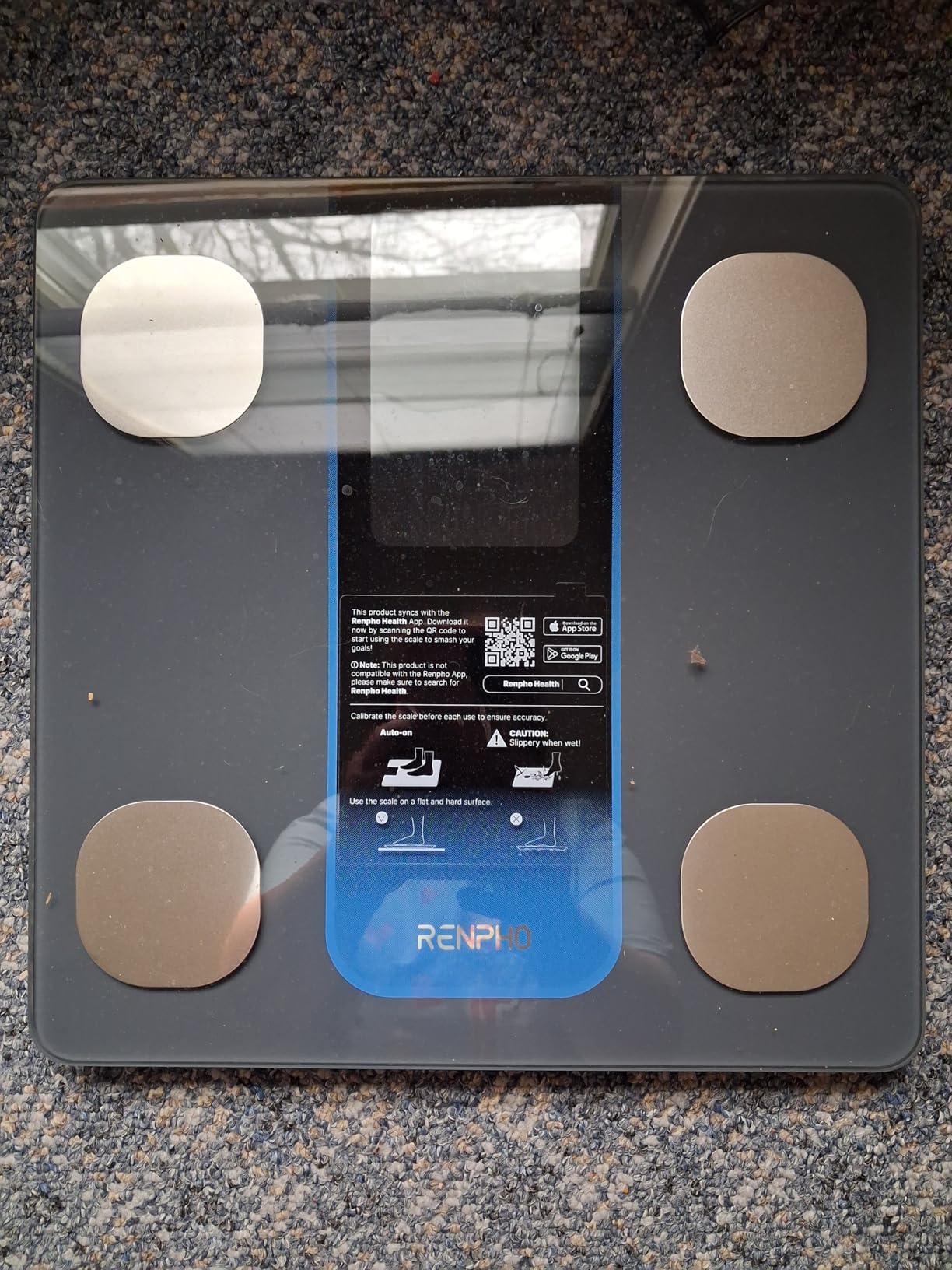 RENPHO Smart Scale for Body Weight, Weight Scale with 7-in-1 Large Display for BMI, Body Fat, Muscle Mass, 13 Body Composition, High Accurate Bluetooth Scale, 500lbs, 11.8