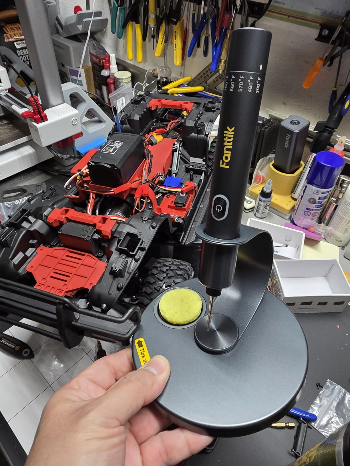 Fanttik T1 Max Soldering Iron Kit, Cordless Soldering Iron, 7 Seconds Fast Heating(390°F-840℉), Auto Sleep, 4 Precision Soldering Tips(C210), 360° Swivel Stand, Soldering Iron for Precision Repair customer photo 2