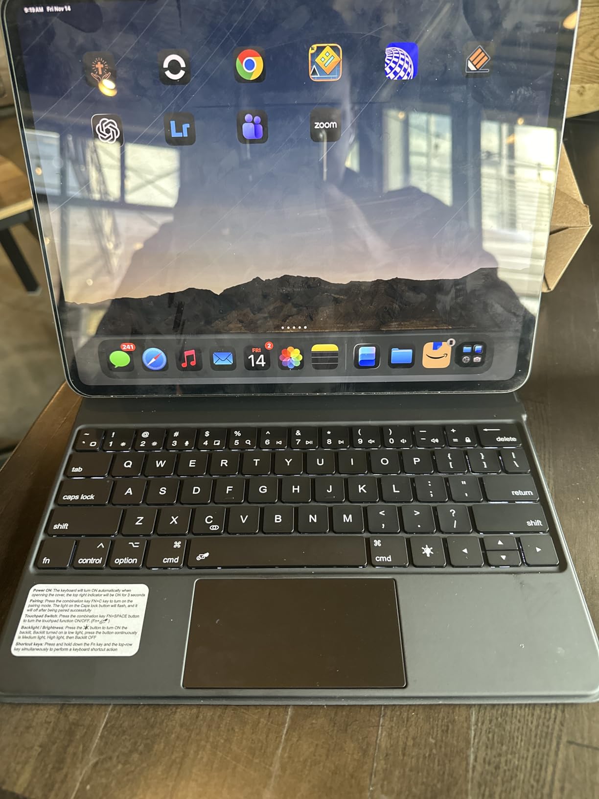 Keyboard Case for iPad Pro 13-inch (M4 2024 / M5 2025), Magic-Style Magnetic Keyboard Case with Multi-Touch Trackpad, Floating Cantilever Stand Compatible with iPad Pro 13 - Charcoal Black customer photo 2