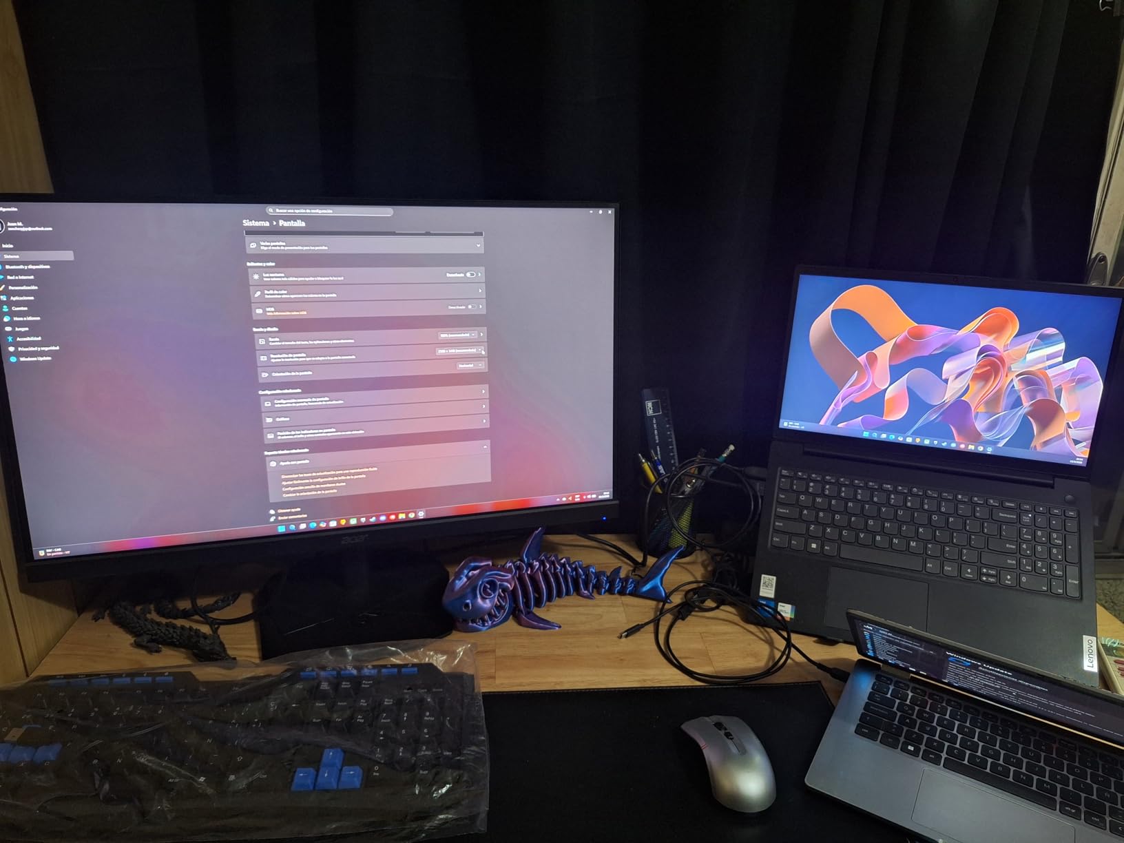 Acer Nitro 27 Inch QHD 2560 x 1440 IPS Gaming Monitor | AMD FreeSync | Up to 180Hz Refresh | Up to 0.5ms | DCI-P3 95% | HDR 10 Support | One Display Port 1.2 & Two HDMI 2.0 customer photo 2