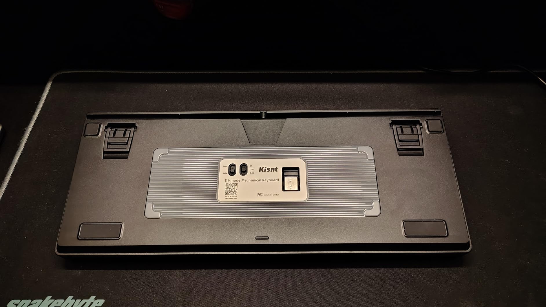 Kisnt KN85 Wireless Mechanical Gaming Keyboard, 75% Layout with RGB Backlit, Custom Hot Swappable, Creamy Sound, Bluetooth/2.4GHz/USB-C Compatible with Windows/Mac/PC(Retro Beige,Linear Switch) customer photo 2