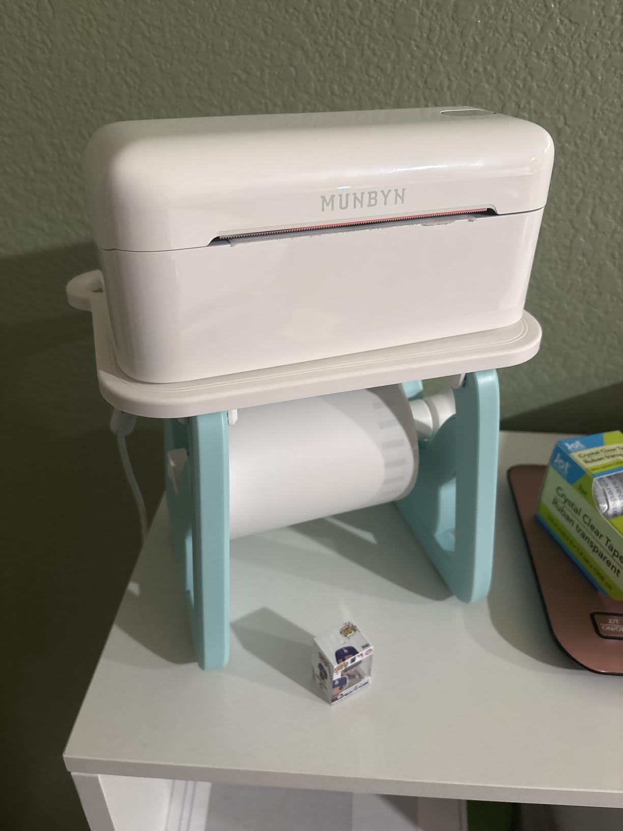 MUNBYN Bluetooth Thermal Label Printer RealWriter RW402B, 4x6 Shipping Label Printer for Small Business, Compatible with Android, iPhone and Windows, Mac, Chromebook, Ebay, USPS, FedEx, Shopify customer photo 1