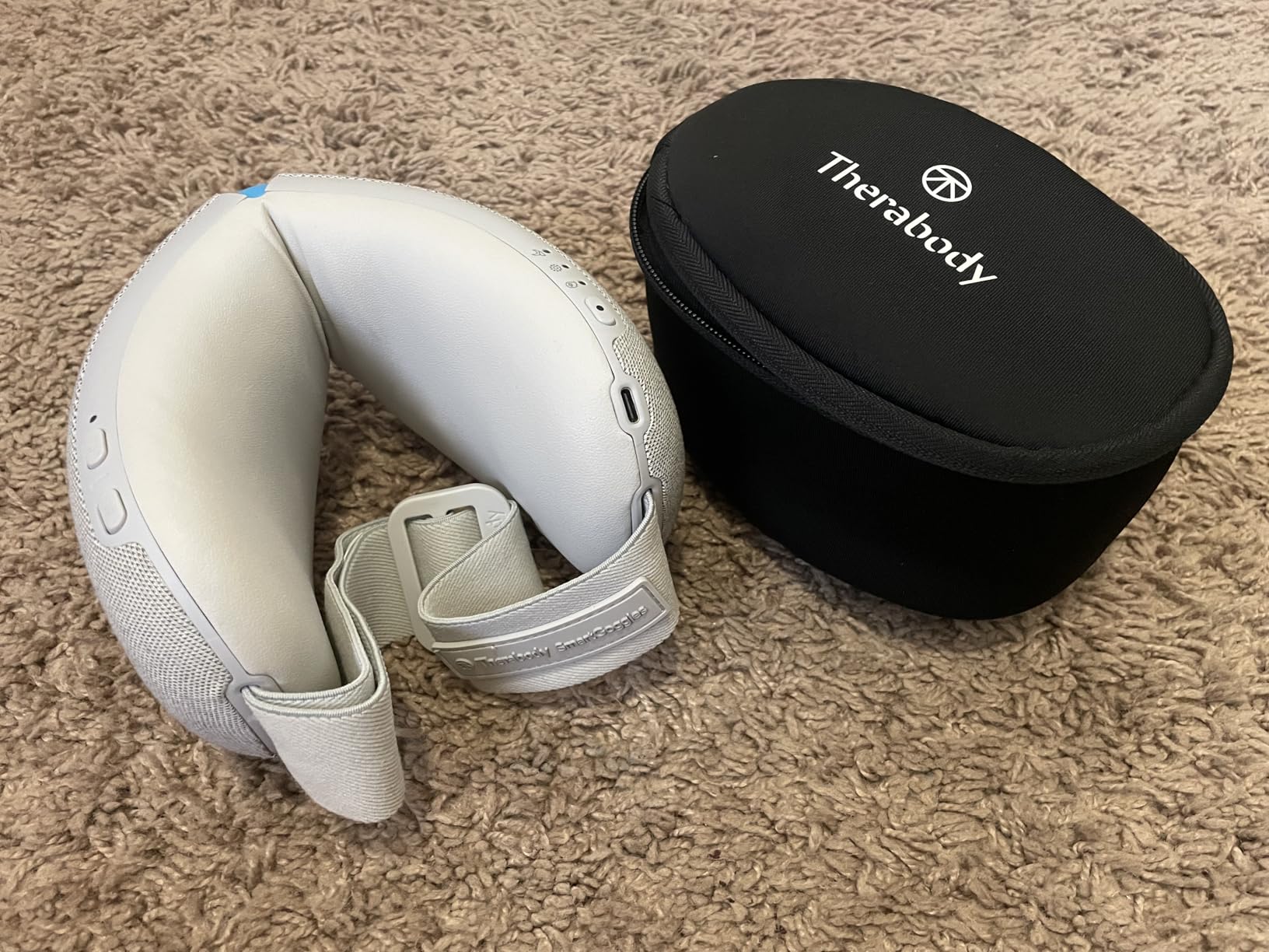 Therabody SmartGoggles (2nd Generation) Heated Eye Mask & Eye Massager - Blackout Sleep Mask & Temple Massage for Personalized Relaxation, Stress Relief & Headache Relief customer photo 1