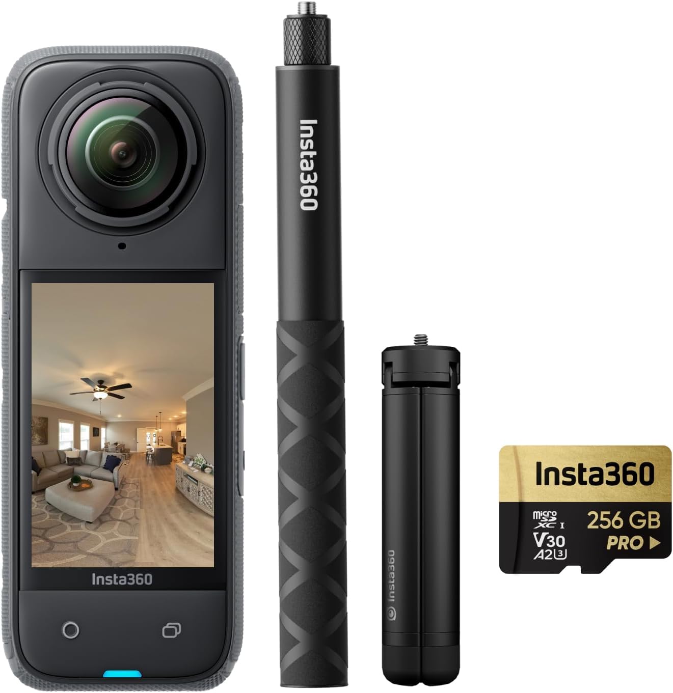 Insta360 X4 Virtual Tour Bundle - 72MP 360 HDR Photo, 8K Video, Supports Zillow, Floorfy, Realsee, Kuula, 3DVista, GoThru and More customer photo 1