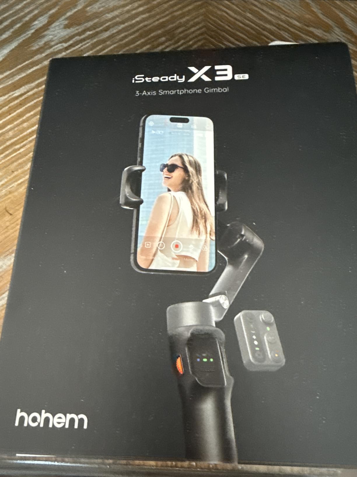 hohem iSteady X3 SE Gimbal Stabilizer for iPhone, Phone Stabilizer with Detachable Remote Control, Portable Foldable 3-Axis Phone Gimbal for Android & iPhone 16 15 Pro Max, Ideal for Travel Vlogging customer photo 1