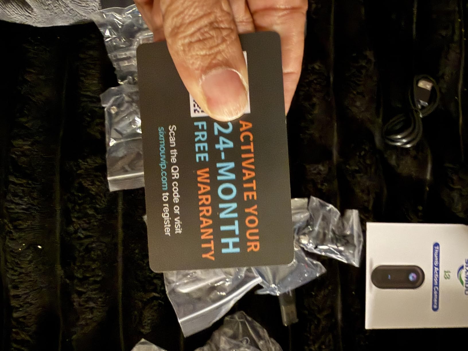 i3 4K Thumb Action Camera, Tiny Size, Mount Anywhere, Small Body Camera with Spring Clip, Portable Vlogging, Hands-Free POV Recording, Helmet Cam for Cycling, Motorcycle (64G-Card, Black) customer photo 1