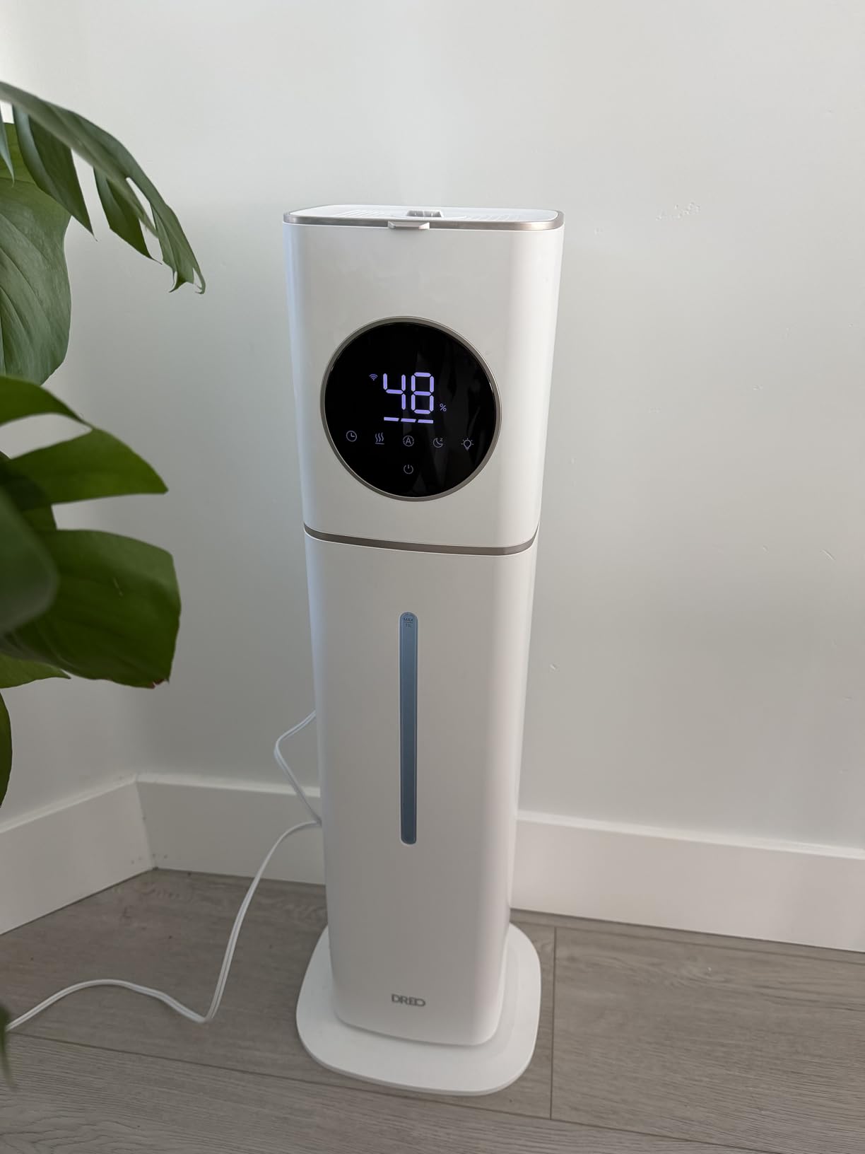 DREO HM735S 11L Smart Humidifier Large Room 700 ft², 100H Cool Mist Air Humidifiers for Bedroom, Top-Fill, Clean Tank Technology, 26dB, Auto Mode, Aroma Box, RGB, Remote & APP Control, Baby, White customer photo 2