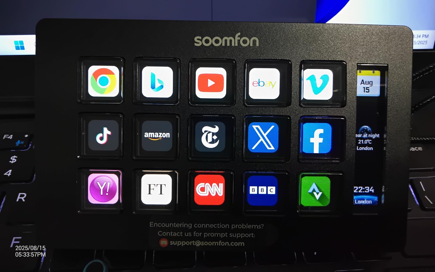 SOOMFON Stream Controller - 15 LCD Macro Keys customer photo 1